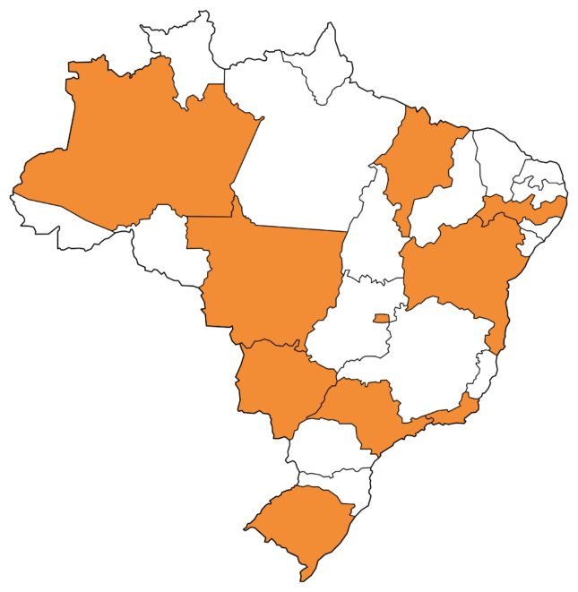 Mapa de Atuação Instituto Sarasa